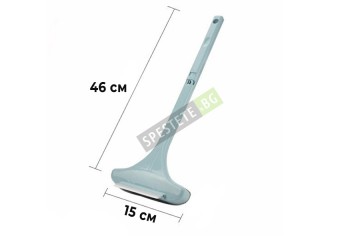 Двустранна многофункционална четка за стъкла-foto5