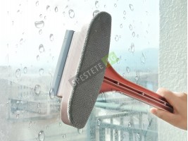 Двустранна многофункционална четка за стъкла-foto2