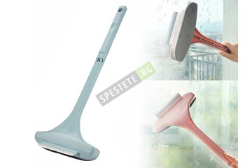 Двустранна многофункционална четка за стъкла-foto3