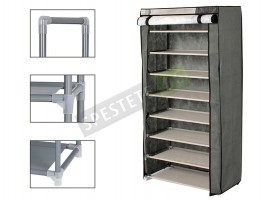 Текстилен шкаф за обувки с 8 рафта-foto3