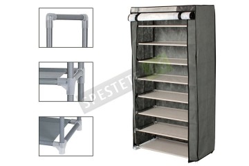 Текстилен шкаф за обувки с 8 рафта-foto3