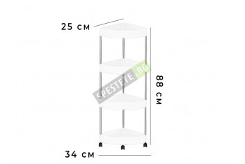 Ъглова етажерка с колела-foto4