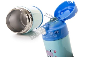 Неразливаща се термо детска чаша със сламка-foto3