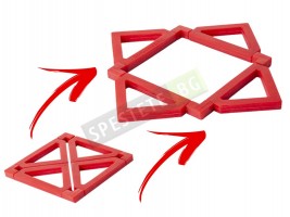 Сгъваема подложка за горещи съдове-foto2