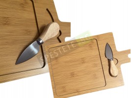 Дъска поднос и нож за сирена-foto2