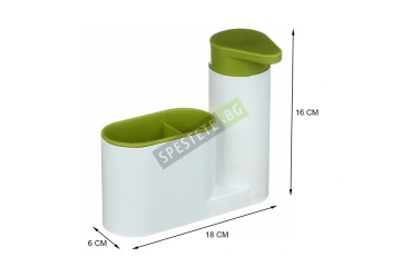 Органайзер за мивка с диспенсър за сапун-foto5