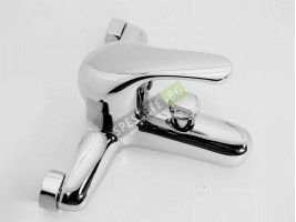 Стенен смесител с подвижен душ-foto4