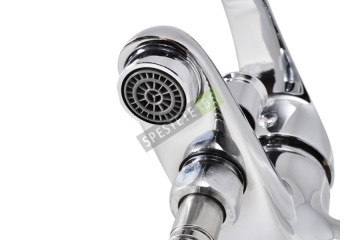 Стенен смесител с подвижен душ-foto3