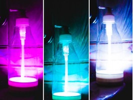 Светещ диспенсър дозатор за сапун-foto2