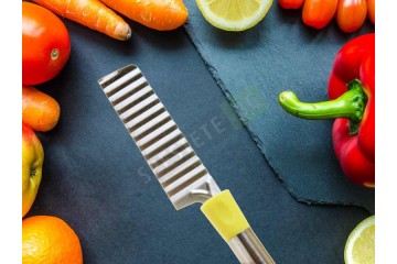 Вълнообразен нож за зеленчуци и кашкавал-foto2