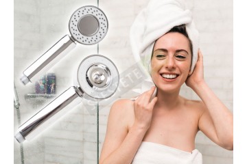 Двустранна душ слушалка с пълнител-foto2