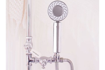 Двустранна душ слушалка с пълнител-foto3