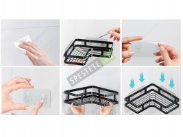 Комплект 4бр. органайзери за баня-foto4