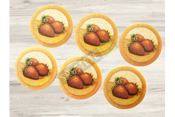 Комплект коркови подложки за чаши 6бр.-foto2