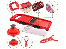 Многофункционално кухненско ренде 6в1-foto3