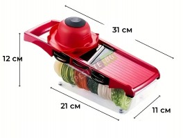 Многофункционално кухненско ренде 6в1-foto5