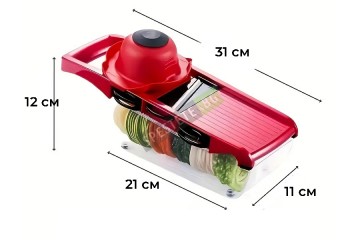 Многофункционално кухненско ренде 6в1-foto5