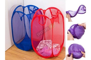 Сгъваем мрежест кош за пране-foto2