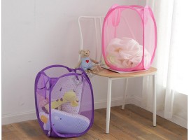 Сгъваем мрежест кош за пране-foto3