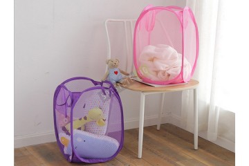 Сгъваем мрежест кош за пране-foto3