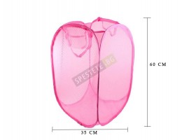 Сгъваем мрежест кош за пране-foto4