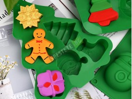 Силиконови форми за коледни кексчета-foto2