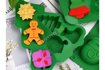 Силиконови форми за коледни кексчета-foto2