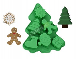 Силиконови форми за коледни кексчета-foto4