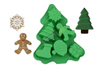 Силиконови форми за коледни кексчета-foto4