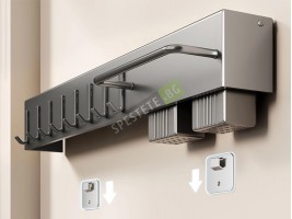 Метален стенен органайзер за кухня-foto2