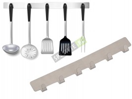 Стоманена кухненска закачалка-foto2