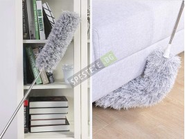 2в1 Четка за почистване с телескопична дръжка-foto3