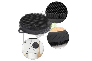 Антибактериална силиконова гъба за баня-foto3