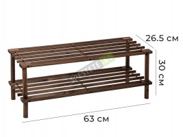 Дървена етажерка за обувки-foto4