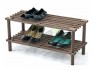 Дървена етажерка за обувки