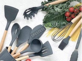 Комплект 12бр. силиконови прибори-foto2