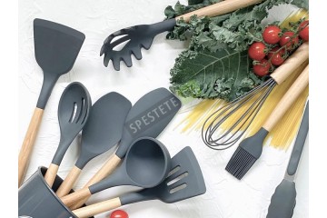 Комплект 12бр. силиконови прибори-foto2