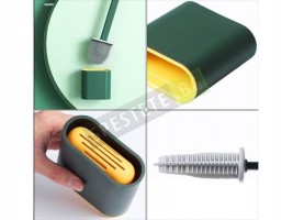 Силиконова четка за почистване с поставка-foto4