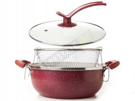 Тенджера с кошница за пържене-foto2