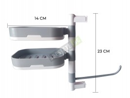 Въртящ се органайзер сапунерка-foto4