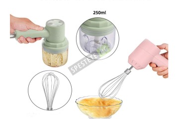 Безжичен миксер и чопър 2в1-foto3