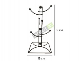 Метална стойка за чаши-foto3