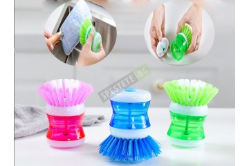 Мини четка с дозатор-foto3