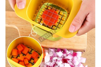 Ръчен чопър за зеленчуци на кубчета-foto2