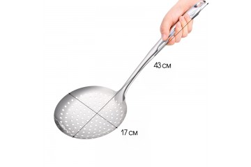 Метална решетъчна лъжица-foto3