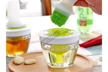 Съд за олио или зехтин с четка-foto2