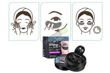 Пластири за очи с бамбуков въглен и колаген-foto4