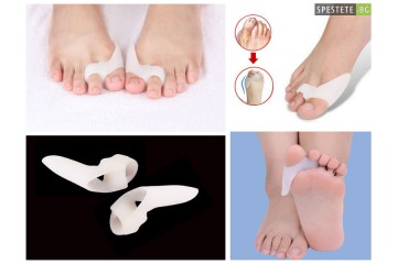 Силиконов разделител за пръсти модел две-foto2