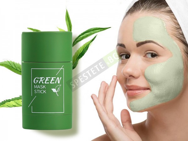Стик маска с глина и зелен чай