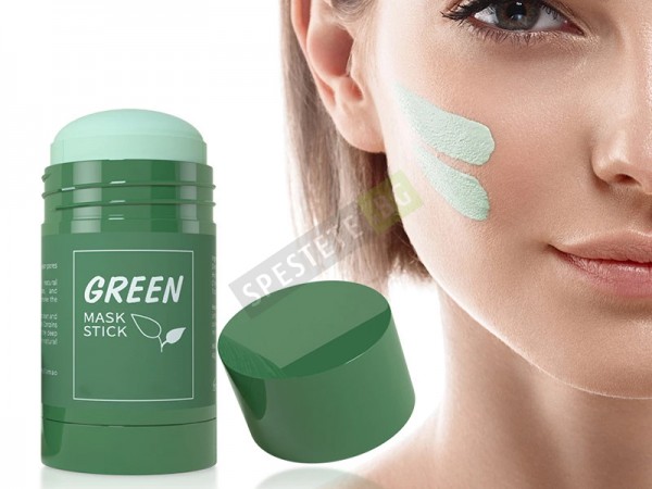 Стик маска с глина и зелен чай